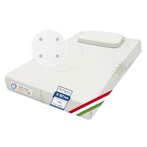 Kiby® Materasso e Cuscino Culla Next to Me 8CM (Cert.