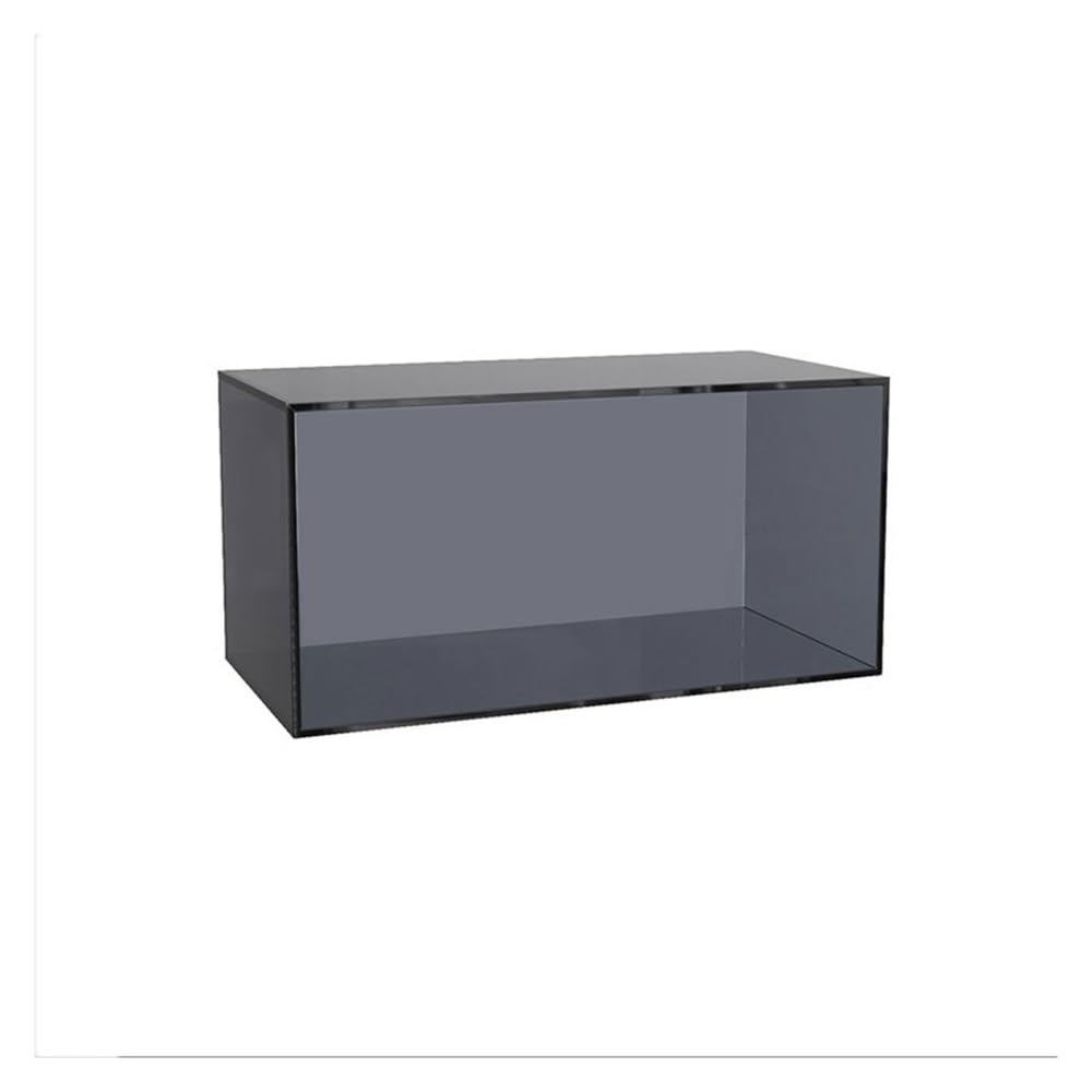 CHENGAIJIAN Cd Rack Record Storage Stand Holder Acrylic CD Display Rack Book Shelf Magazine(Grey)