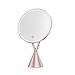 Produktbild Wubing Schminkspiegel Schminkspiegel LED-Aufladung Schminkspiegel Desktop 5-Fach Lupe Beleuchtung Verstellbarer Kosmetikspiegel (Color : PINK, Size : 35 * 23CM)