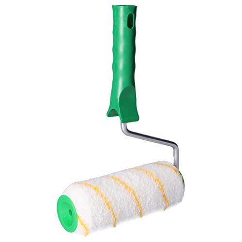 ToolSpace Farbroller für Wandfarbe Profi 18cm, Farbwalze, Malerrolle für Wandfarbe, Fassadenfarbe, Malerwalze, Kurzflor, Malerbedarf mit Griff aus Kunststoff, Fassadenroller, Malerset
