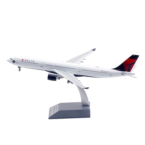 Avión miniatura coleccionable Delta A330-300 réplica de aleación terminada 1/200 sin montaje