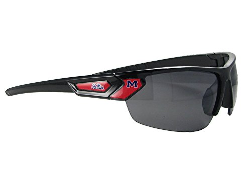 Ole Miss Rebels Mississippi Black Red Sport Sunglasses OU Licensed Gift S12JT