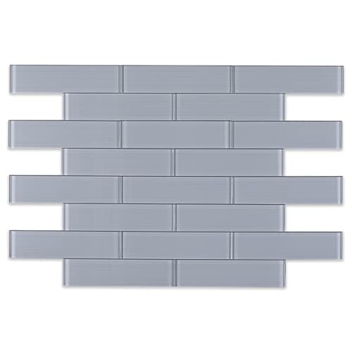 Yew & Tulip 3 Inch X 12 Inch Glass Subway Tile For Backsplash thumb #4