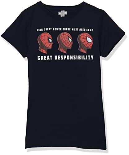 T-shirt Marvel Girl Navy S idéal pour l'école et le sport