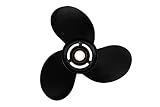 Qiluprop 10 3/8 x 13 (13 Spline) Upgrade Aluminum Mercury Propeller, Fit Mercury Outboard Engines 30