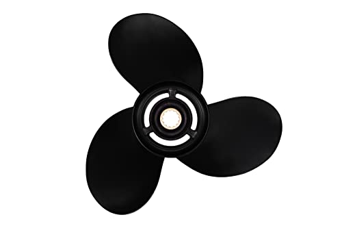 Qiluprop 10 3/8 X 13 (13 Spline) Upgrade Aluminum Mercury Propeller, Fit Mercury Outboard Engines 30-60 Hp/25Hp Bigfoot(4 Stroke), Parts No:48-73136A45, Rh #TOP4