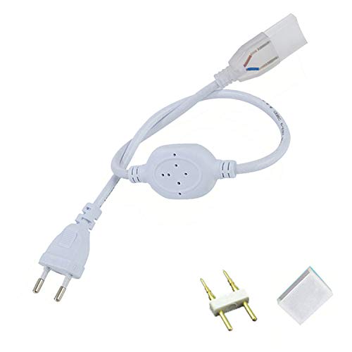 FOLGEMIR 220V Câble d'alimentation prise EU - Fiche 2 broches - Pas d'aiguille 11 mm - Prise...