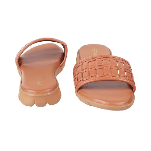 Image of Metro Women Synthetic Leather Comfort Slip-on Sandal