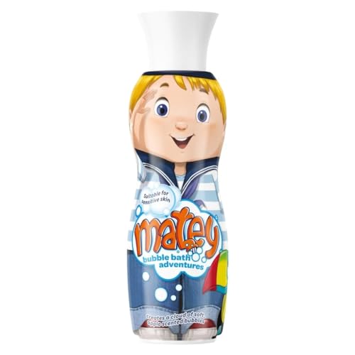Matey Max Bubble Bath | Kids Bubble Bath for Bath Time Fun | Long-Lasting Foamy Bubbles | Gentle Bath Wash for Children