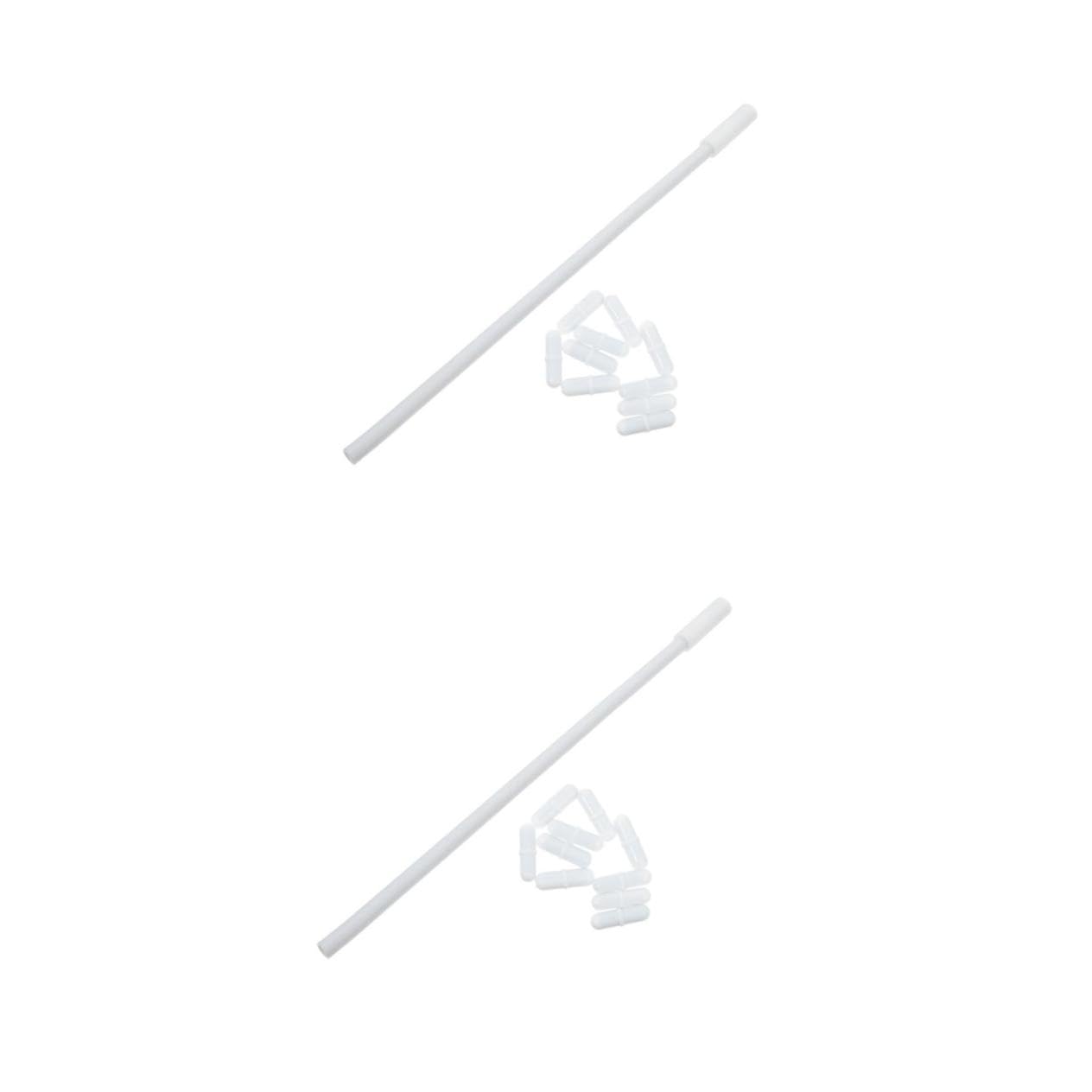 MAGICLULU 2 Juegos De Barras Agitadoras Combinadas De Rotor De Tetrafluoroetileno Accesorios De Laboratorio Agitador Magnético Agitador Biológico Varilla Mezcladora Agitador De