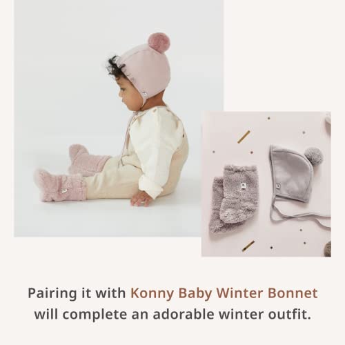 Konny Baby Fluffy Cozy Fleece Winter Booties For Infant (Pink) #TOP5