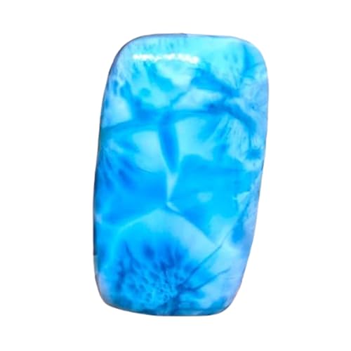 Larimar naturel rectangulaire pour fabriquer un pendentif bohème unique
