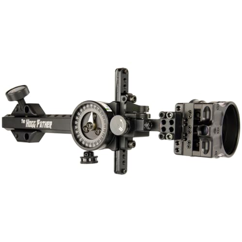 Spot Hogg Hogg Father MRT | 3 Pin Bow Sight | Right/Left Handed | Pin Size .01/.019/.029 | Made in The USA (Right Handed, .01 Pin Diameter)