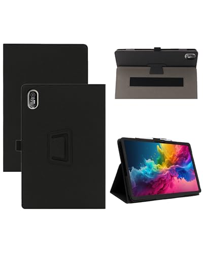 Hülle für Acer Iconia X12 12-Zoll-Tablet – PU-Leder-Klappcover mit klappbarem Ständer, sturzfest & Kratzfest, Schwarz
