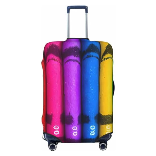 Housse de protection pour valises de voyage élastique anti-rayures lavable L