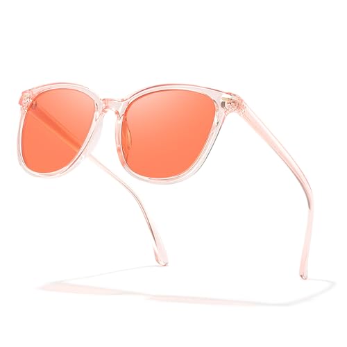 Image of IGnaef Amber Sleep Blue Light Blocking Glasses, Classic Square Computer Gaming Glasses Anti Eyestrain & UV Glare BL1851