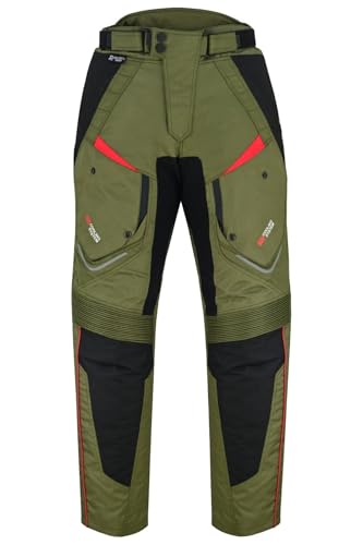Pantalon moto homme St 838 Dragon 3 couches 4 saisons vert olive