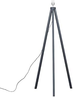 MiniSun Modern Grey Wood Tripod Floor Lamp Base