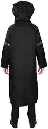 RAICOA Men's Nylon Long Raincoat with Hood for Shtriemel and Hat - With Travel Pouch (X-Large Tall)