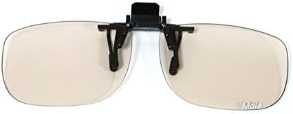 Mola anti blue light clip on flip up blocking computer glasses anti-reflective