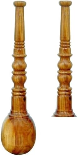Design Wooden Indian Mugdar, Rosewood Home Indian Mugdar Clubs for Fitness Exercise | Unit 1 | Handcrafted | | Gada | |Made in India| (7 kg or 15.40 lbs)