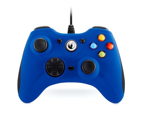 Manette de jeu Bleu 2 moteurs de vibrations Nacon pour PC GC-100XF