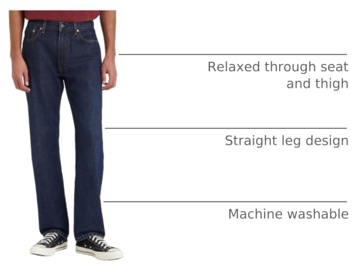 Image of Levi's Men's 555 Relaxed Straight Fit Jean