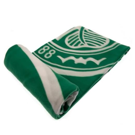 Celtic FC Pulse Fleece Blanket (One Size) (Green)