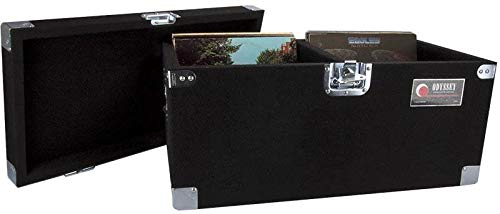 2 Odyssey Clp200P Carpeted Pro Dj Cases W/Detachable Lid - 400 Lp Vinyl Records #TOP2