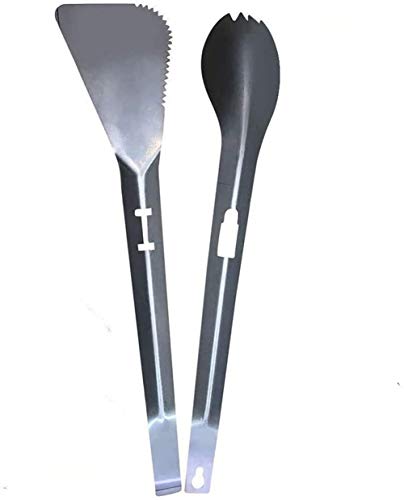 3 en 1 Parrilla multifunción Plagers Espátula Spator, Utensilios de parrilla para cocinar Grill SaladBuffet, Viajes portátiles Barbacoa al aire libre Camping Túleware Cover