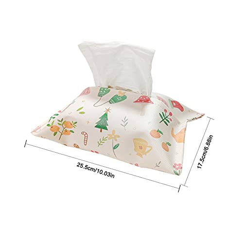 Caixa de tecido de couro para carro,Car Papers Storage Case Car Tissue Bolso Elegante Decoração Do C