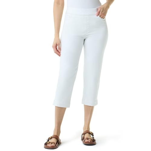 Gloria Vanderbilt Womens Amanda Pull On Capri Petite
