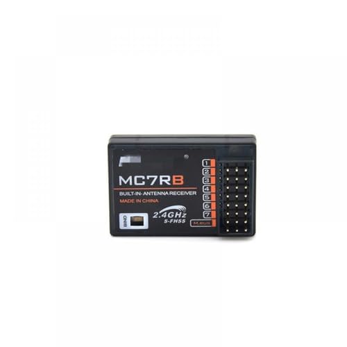 6CH Receiver Compatible With MicroZone MC6RE MC7RB MC6C And 2.4G Controller Compatible With RC Airplane Drone(MC7RB RECEIVER)