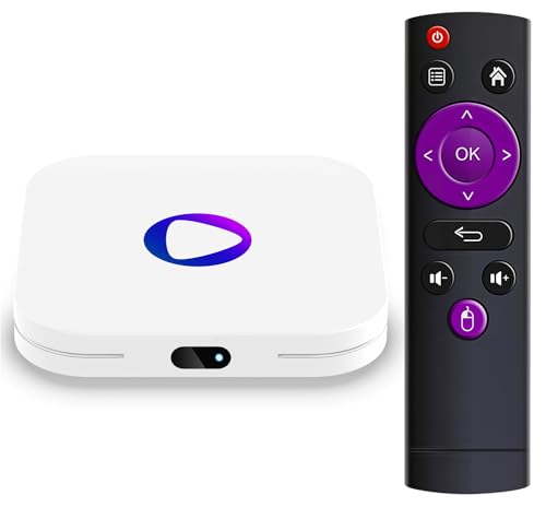 LEFFOT Android 13 TV Box 2025, M1 4K Ultra HD TV-Box Android, 2GB RAM + 16GB ROM, Smart Box Android TV con 2.4G y 5G WiFi 6, HDR10, BT 5.0, USB 3.0, Rockchip RK3518 Quad-Core Arm Cortex-A53