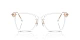 Swarovski SK2026D Prescription Eyewear Frames, Crystal/Demo Lens, 54 mm