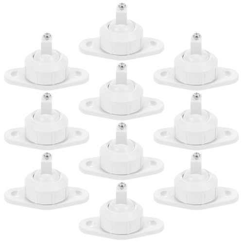 Gatuida Support De Montage Mural Pour Capteur D'Alarme Infrarouge Fixation Murale Universelle Réglable Multiangle Pour Détecteur De Sécurité Maison Mur Ou Plafond Lot De 10