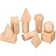UPKOCH 12 StüCk Holz Geometrische KöRper Lernspielzeug FüR Kinder - 3D Formen Erkennen Und Mathematik Lernen - Ideal FüR Grundschule