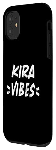Iphone 11 Kira Vibes Matching Squad Family Reunion First Last Name Tea Case #TOP1