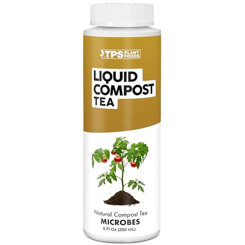 Compost Tea, Boosts Microbial Activity in Gardens for All Plants, 8 oz (250mL)