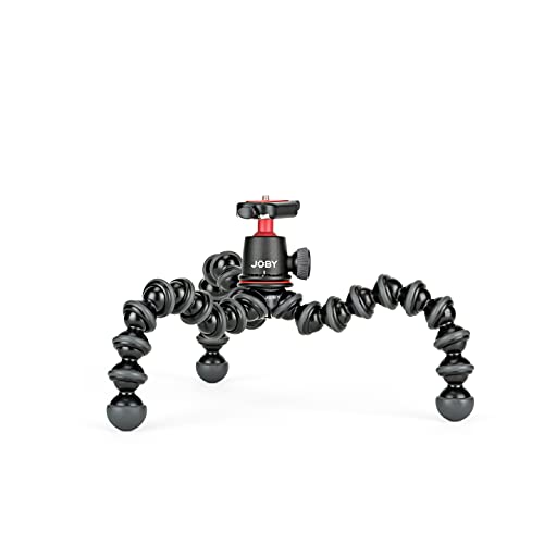 JOBY GorillaPod 3K Vert Kit, Kompaktes, flexibles 3K-Stativ und 3K-Kugelkopf mit vertikaler L-Halterung für spiegellose… – Bild 4