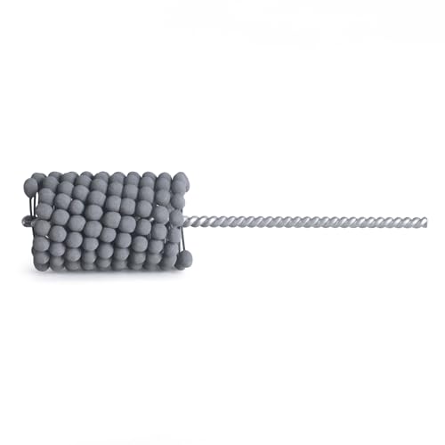 Image of Garhgi 1.850 inch(47mm) Cylinder Hone Tool with 500 Grit SC Ball | Flexible Resilient Ball-Style Honing Smooth Crosshatch Refinish | Engine Brake Rotor Tube Camshaft | Mild Steel Cast Iron