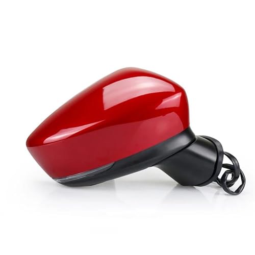 Rétroviseur droit 9 broches pour Mazda 3 2017-2019 rouge électrique