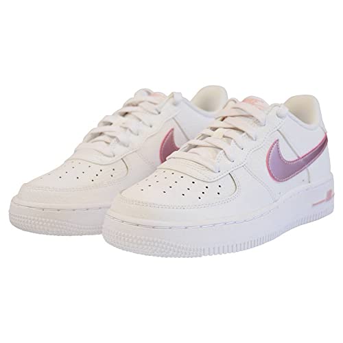Grade School Nike Air Force 1 - White & Pink Glaze3