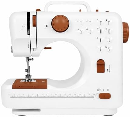 Beginner Sewing Machine – 12 Stitch Patterns, Adjustable 2-Speed ...