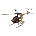 C184 4CH RC Helicopter, Coaxial Dual Rotor Brushless Motor Model with Optical Positioning, Stable Beginner-Friendly Remote Control Helicopter for Adults - 4 Batteries