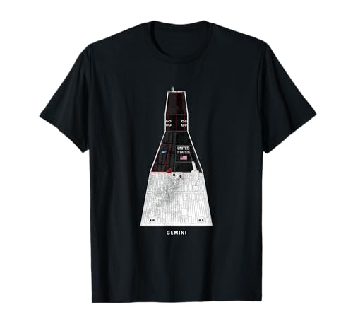 Project Gemini Space Geek Gift Love Science Cool Cosmos Nerd T-Shirt