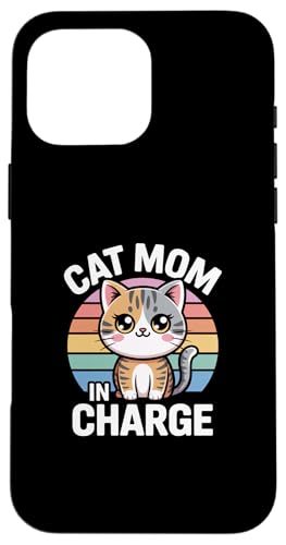 Cat Mom In Charge �X�}�z�P�[�X iPhone 16 Pro Max �p