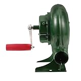 Handkurbel Schmiede Schmiedegebläse, Eisenzahnrad-Popcorn-Ventilator, Zentrifugales Grillgebläse, BBQ Fan Kohleanzünder Grill, Manueller Ventilator Für Camping/Picknick/Outdoor-Aktivitäten(350W)