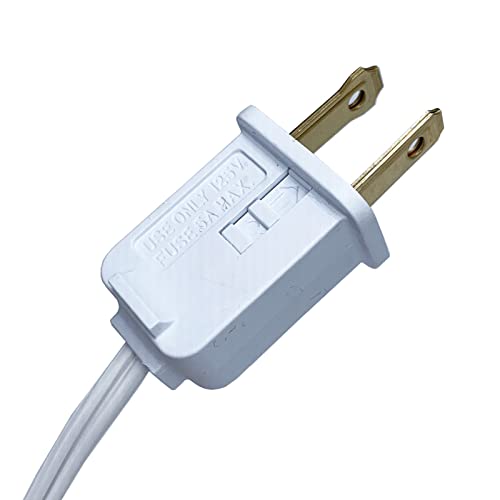 Salt Lamp Cord Replacement With Led Light Bulbs, 6 Feet Pendant Light Cord With On/Off Switch And Spare Fuse, Accessory Cord For Christmas Houses Village, Holiday Craft Decorations White 2 Pack #TOP3