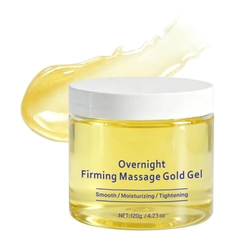 Image of Home Spa 24K Gold Firming Massage Gel, Post Workout Skin Repair & Anti-Cellulite Body Shaping Slimming Gel for Waist, Belly, Legs & Arms, 120g(A)